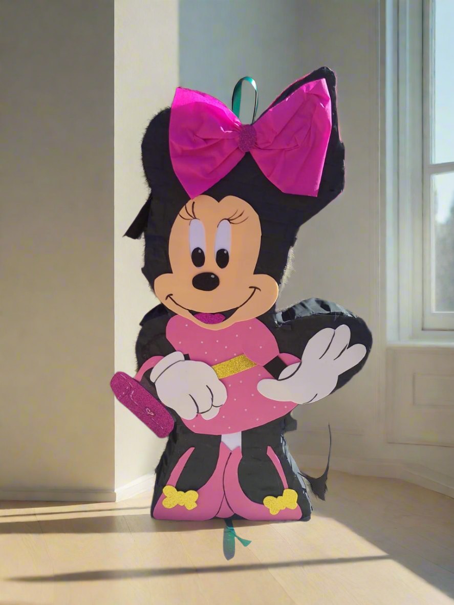 Piñata minnie mouse rosa